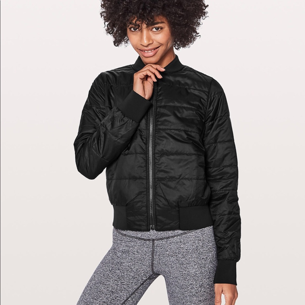 Lululemon Non-stop Bomber Jacket sz 4